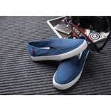 ドビーボーダースリッポン スニーカー メンズ | aimoha | 詳細画像4