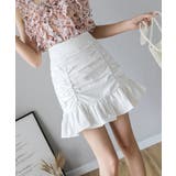 【Jasmine Grandiflorum】ギャザーフリルミニスカート 韓国ファ… | aimoha  | 詳細画像3 