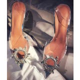 【Jasmine Grandiflorum】ビジュー付きクリアパパンプス ヒール… | aimoha  | 詳細画像4 