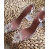 【Jasmine Grandiflorum】ビジュー付きクリアパパンプス ヒール… | aimoha  | 詳細画像6 