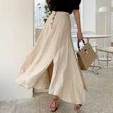 【Jasmine Grandiflorum】麻のロングマーメイドスカート 韓国フ… | aimoha | 詳細画像1