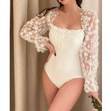 バッグリボンレースアップビキニ 韓国ファッション 水着 | aimoha | 詳細画像5