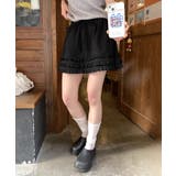 ブラック | 【HOOK】for girls レースフリルガーリースカート | HOOK