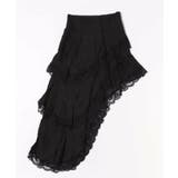 アシンメトリーティアードスカート | HOOK | 詳細画像6 