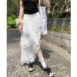 アシンメトリーティアードスカート | HOOK | 詳細画像4 