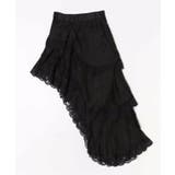 アシンメトリーティアードスカート | HOOK | 詳細画像7 