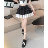 【HOOK】for girls レース切替フリルティアードミニスカート | HOOK | 詳細画像29 