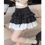 【HOOK】for girls レース切替フリルティアードミニスカート | HOOK | 詳細画像33 