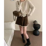 for girls ワンポイント制服風レイヤード風プリーツミニスカート | HOOK | 詳細画像10