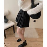 for girls ワンポイント制服風レイヤード風プリーツミニスカート | HOOK | 詳細画像14