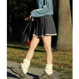 for girls ワンポイント制服風レイヤード風プリーツミニスカート | HOOK | 詳細画像30