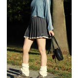 for girls ワンポイント制服風レイヤード風プリーツミニスカート | HOOK | 詳細画像31