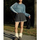 for girls ワンポイント制服風レイヤード風プリーツミニスカート | HOOK | 詳細画像32