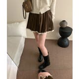 for girls ワンポイント制服風レイヤード風プリーツミニスカート | HOOK | 詳細画像6