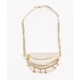 キラキラチェーンキルティングウエストポーチ | aimoha  | 詳細画像1 