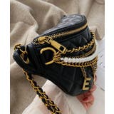 キラキラチェーンキルティングウエストポーチ | aimoha  | 詳細画像4 