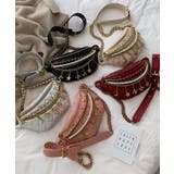 キラキラチェーンキルティングウエストポーチ | aimoha  | 詳細画像6 