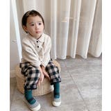 ライトベージュ | 韓国子供服 ふわふわフリースポロシャツ キッズ | aimoha kids