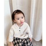 韓国子供服 ふわふわフリースポロシャツ キッズ | aimoha kids | 詳細画像5