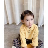 韓国子供服 ふわふわフリースポロシャツ キッズ | aimoha kids | 詳細画像6