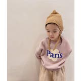 韓国子供服 英字フロントプリントフリーススウェット キッズ | aimoha kids | 詳細画像6 