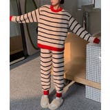 2点セット 秋冬もこもこ長袖＆ロングパンツ 柄ルームウェア【AW】 | aimoha  | 詳細画像3 