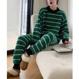 2点セット 秋冬もこもこ長袖＆ロングパンツ 柄ルームウェア【AW】 | aimoha  | 詳細画像4 