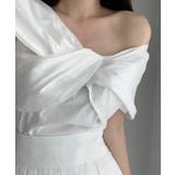 ホワイト | 【Jasmine】2WAY肩見せクロスデザイン半袖Tシャツ Jasmine Gr… | aimoha