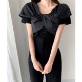 【Jasmine】2WAY肩見せクロスデザイン半袖Tシャツ Jasmine Gr… | aimoha | 詳細画像5