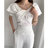 【Jasmine】2WAY肩見せクロスデザイン半袖Tシャツ Jasmine Gr… | aimoha | 詳細画像7