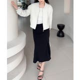 【Jasmine】ツイードショートジップブルゾン | aimoha | 詳細画像8