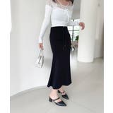 スウェットマーメイドロングスカート Jasmine Grandiflorum | aimoha  | 詳細画像4 