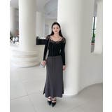 スウェットマーメイドロングスカート Jasmine Grandiflorum | aimoha  | 詳細画像5 