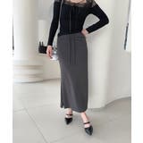 スウェットマーメイドロングスカート Jasmine Grandiflorum | aimoha  | 詳細画像8 