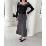 スウェットマーメイドロングスカート Jasmine Grandiflorum | aimoha  | 詳細画像6 