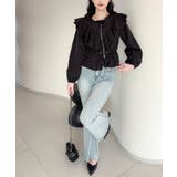 【Jasmine】ダブルラッフルショートブルゾン | aimoha | 詳細画像10