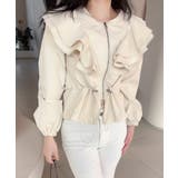 【Jasmine】ダブルラッフルショートブルゾン | aimoha | 詳細画像13