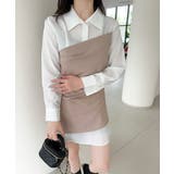 【Jasmine】レイヤード風アシンメトリーワンピース Jasmine Gran… | aimoha  | 詳細画像2 