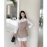 【Jasmine】レイヤード風アシンメトリーワンピース Jasmine Gran… | aimoha  | 詳細画像6 