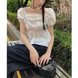 【Jasmine】チョーカーリボンパフブラウス Jasmine Grandifl… | aimoha | 詳細画像12
