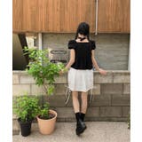 【Jasmine】チョーカーリボンパフブラウス Jasmine Grandifl… | aimoha | 詳細画像1