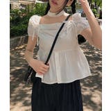 【Jasmine】チョーカーリボンパフブラウス Jasmine Grandifl… | aimoha | 詳細画像6