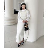 【Jasmine】ツイード調キャミソール＋ロングスカート | aimoha  | 詳細画像9 