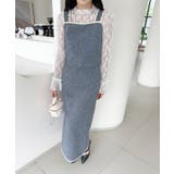 【Jasmine】ツイード調キャミソール＋ロングスカート | aimoha  | 詳細画像2 