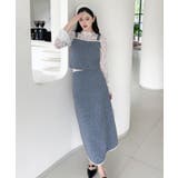 【Jasmine】ツイード調キャミソール＋ロングスカート | aimoha  | 詳細画像4 