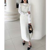 【Jasmine】ツイード調キャミソール＋ロングスカート | aimoha  | 詳細画像6 