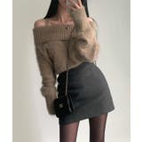 【Jasmine】オフショルダーニットプルオーバー | aimoha  | 詳細画像10 