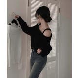 【Jasmine】オフショルダーニットプルオーバー | aimoha  | 詳細画像2 