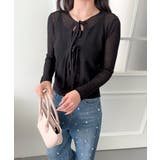 ブラック | 【Jasmine】メッシュニットアンサンブル | aimoha 