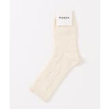 オフホワイト | 【mosox】ダメージ加工ソックス | aimoha